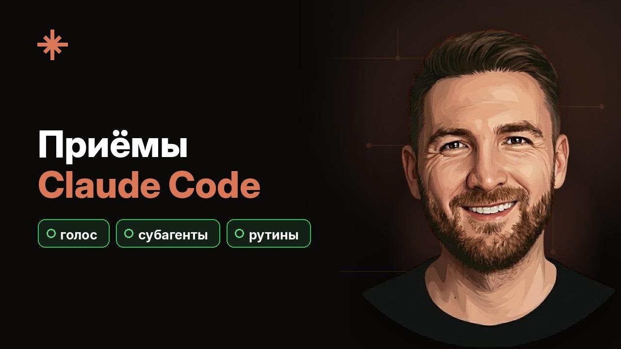 Приёмы Claude Code: голос, субагенты, рутины, скиллы и MCP