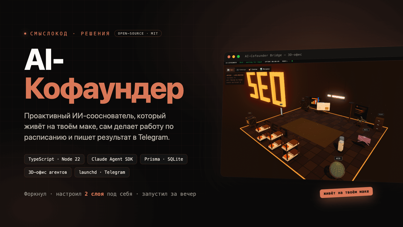AI-Кофаундер - проактивный ИИ-сооснователь
